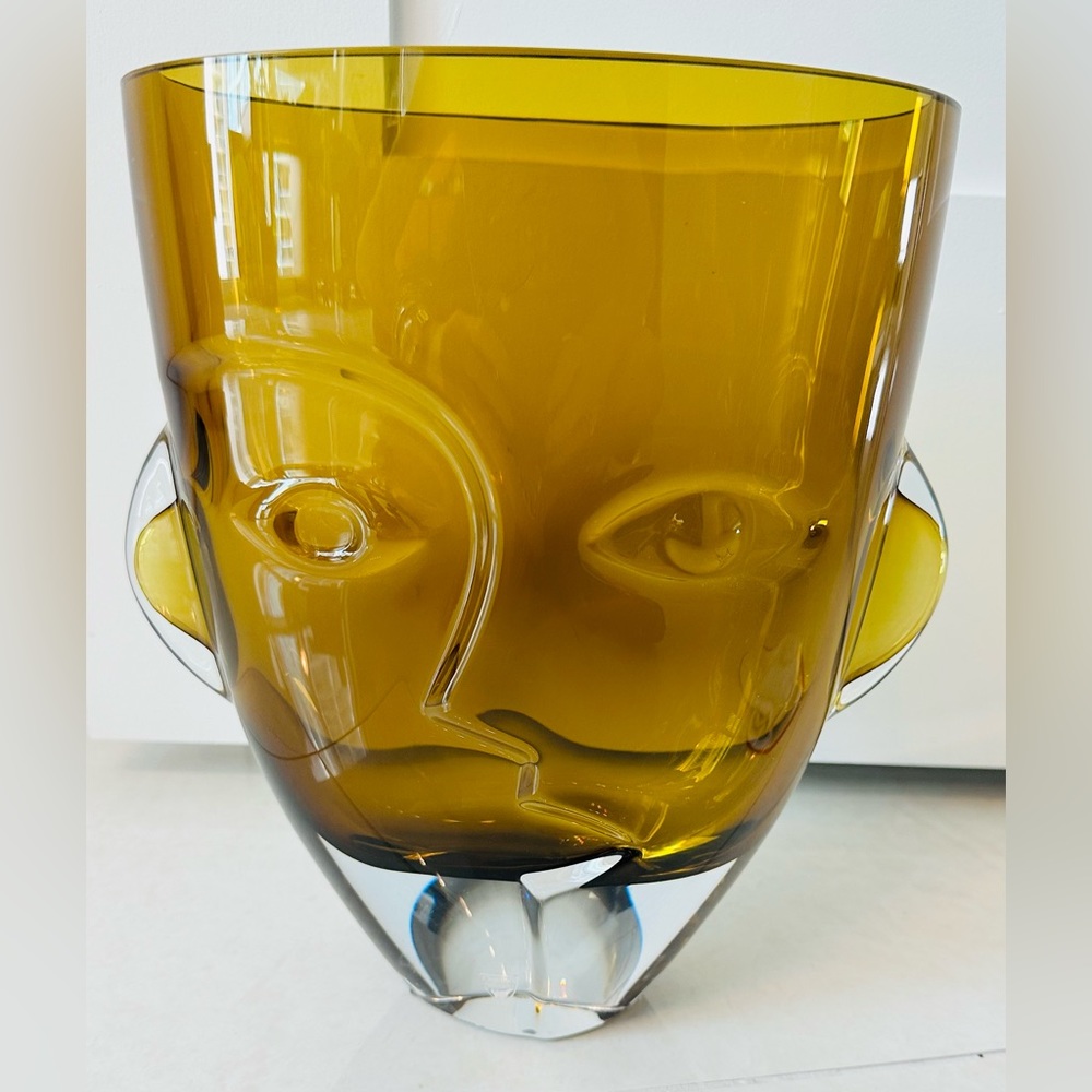 Orrefors Ramses Sculpture Vase